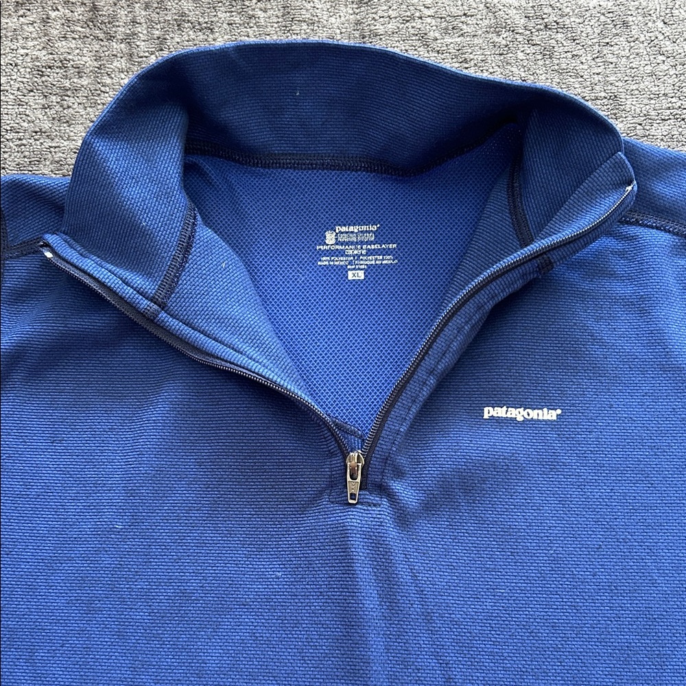Patagonia Kids' Capilene® Midweight Zip-Neck XL 14 - Picture 4 of 9